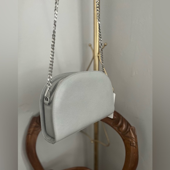 Ted Baker NWT ~ Pom Pom Gray Crossbody Bag - Picture 4 of 11